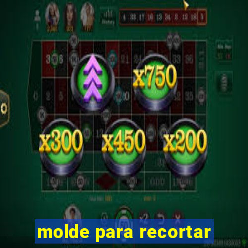 molde para recortar